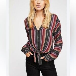 Rails Multicolor Striped Button Down Shirt